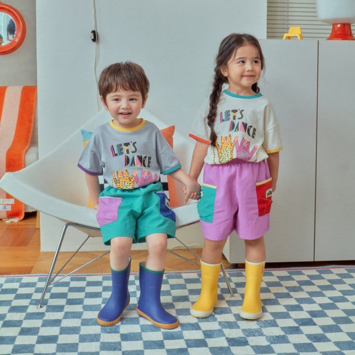 1St Blue - Korean Children Fashion - #discoveringself - Cargo Color Shorts  - 3