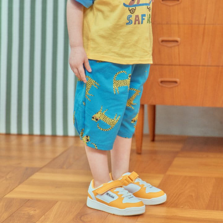 1St Blue - Korean Children Fashion - #fashionkids - Celebrity Leopard Pants