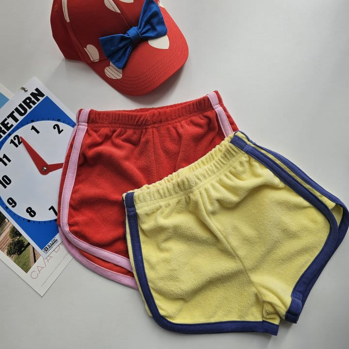 1St Blue - Korean Children Fashion - #kidsshorts - Beool Terry Shorts - 6