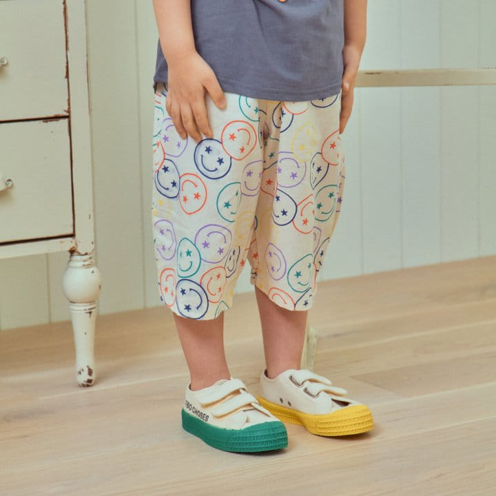 1St Blue - Korean Children Fashion - #kidsshorts - Star Smile Pants  - 4