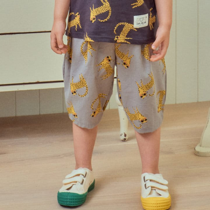 1St Blue - Korean Children Fashion - #kidsstore - Celebrity Leopard Pants - 3