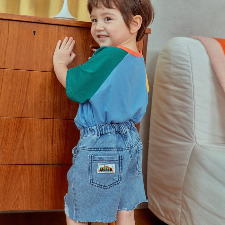 1St Blue - Korean Children Fashion - #littlefashionista - Vintage Denim Pants - 3