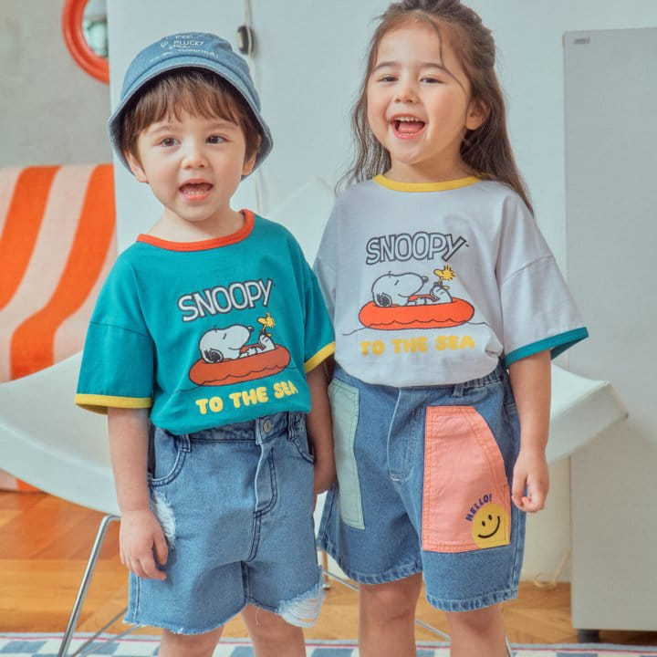1St Blue - Korean Children Fashion - #littlefashionista - Hello Denim Pants
