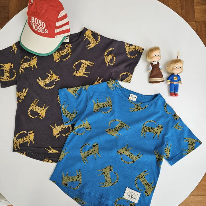 1St Blue - Korean Children Fashion - #magicofchildhood - Celebrity Leopard Tee - 7
