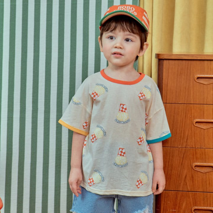 1St Blue - Korean Children Fashion - #magicofchildhood - Potato Paint Tee  - 6