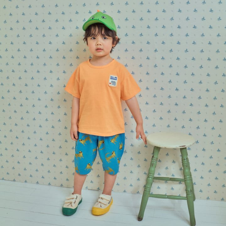 1St Blue - Korean Children Fashion - #magicofchildhood - Dragon Short Sleeve Tee - 4