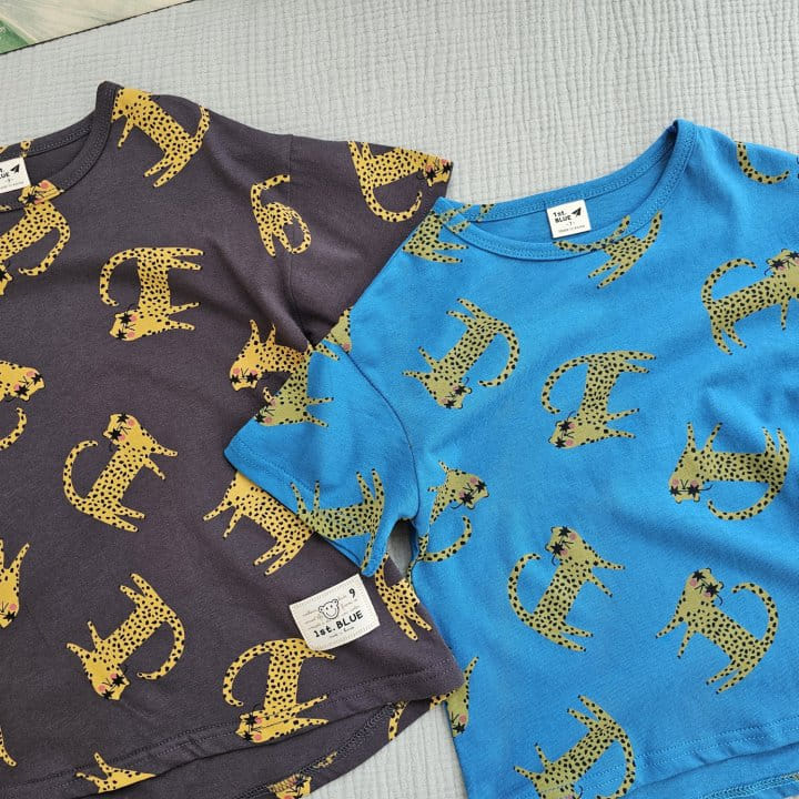1St Blue - Korean Children Fashion - #minifashionista - Celebrity Leopard Tee - 8