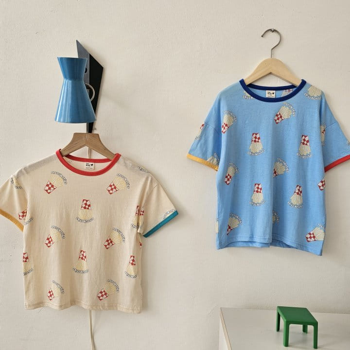 1St Blue - Korean Children Fashion - #minifashionista - Potato Paint Tee - 7