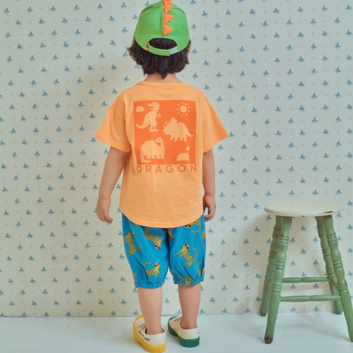 1St Blue - Korean Children Fashion - #prettylittlegirls - Dragon Short Sleeve Tee - 5