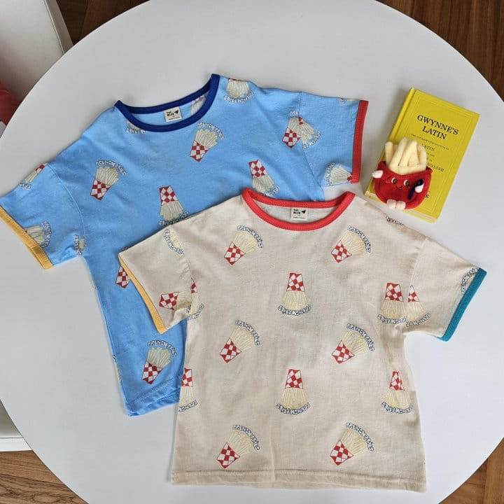1St Blue - Korean Children Fashion - #prettylittlegirls - Potato Paint Tee - 8