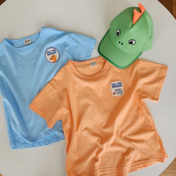 1St Blue - Korean Children Fashion - #toddlerclothing - Dragon Short Sleeve Tee - 7