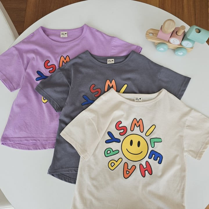 1St Blue - Korean Children Fashion - #toddlerclothing - Happy Smile Tee - 9