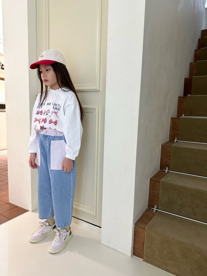 Pocket Denim Pants Pocket Denim Pants
