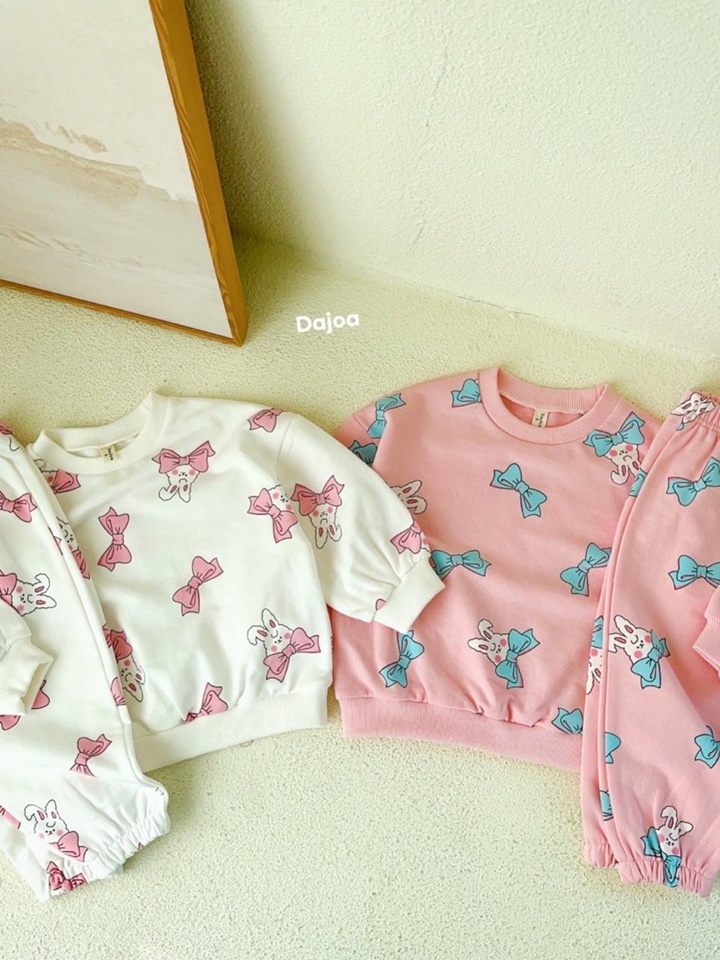 Bubble Gum Rabbit Sequin Corded Rib Top and Shorts Set main image 1