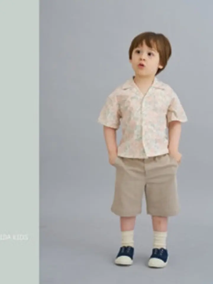 Rose Collar Short Sleeve Shirt