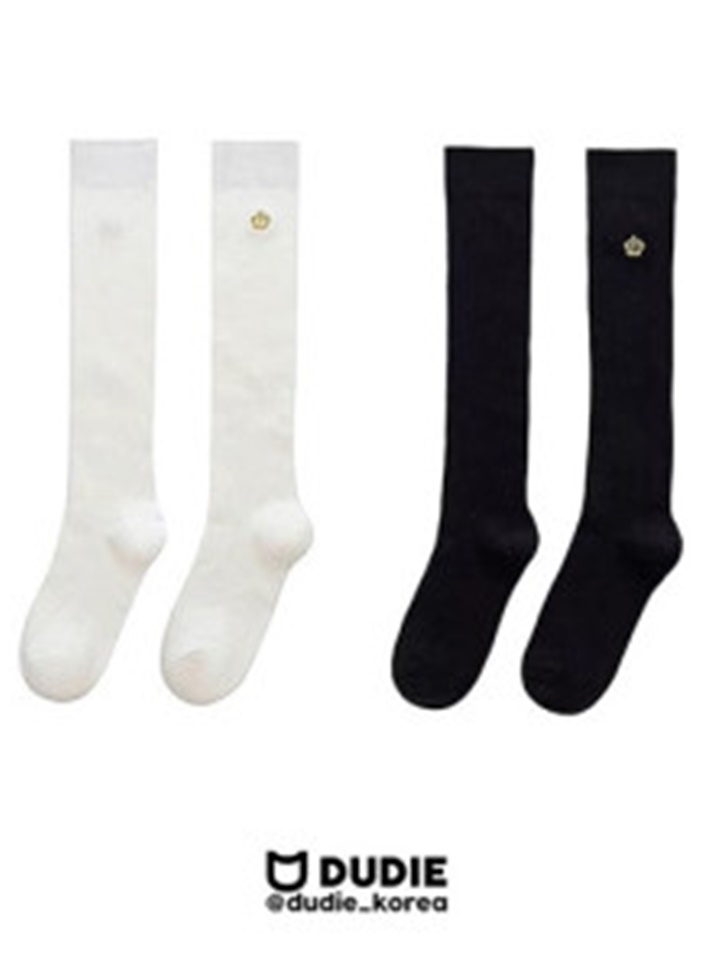 Crown Long Socks 2type Set