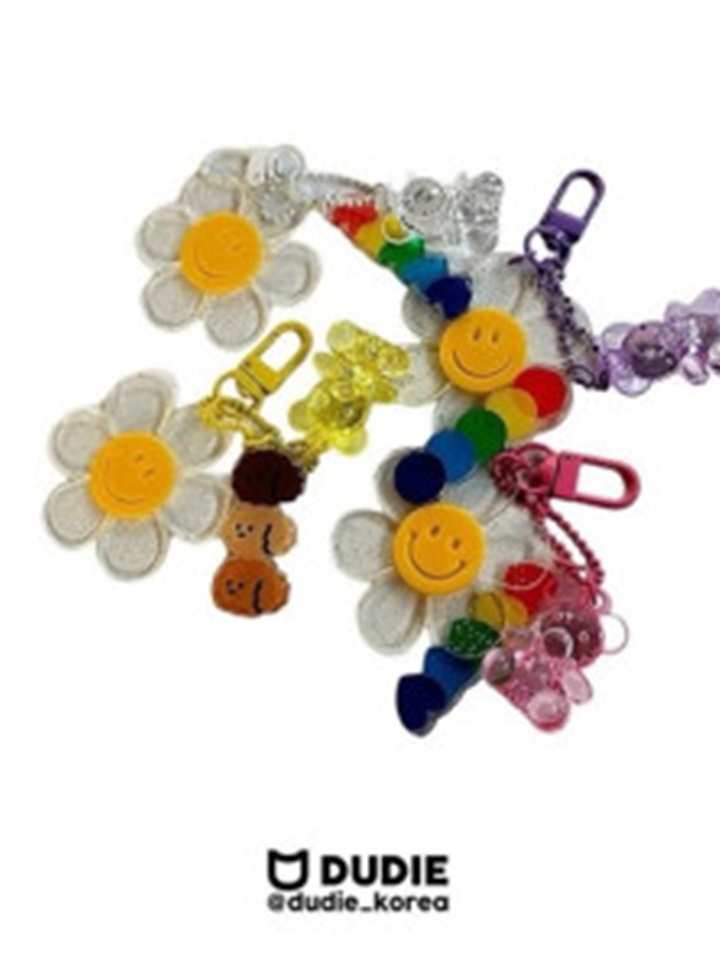 Smile Flower Key Ring Smile Flower Key Ring
