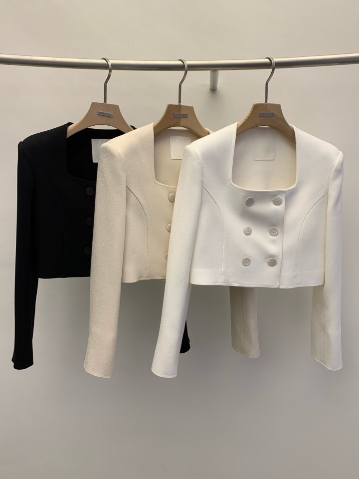 UU U Neck Short Jacket UU U Neck Short Jacket