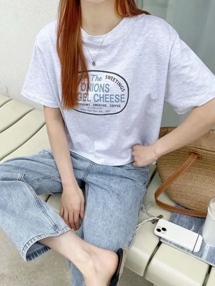 Onions Crop Short Sleeve Tee Onions Crop Short Sleeve Tee
