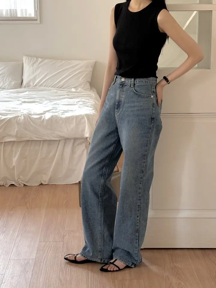 Tencel Rib Sleeveless Tee