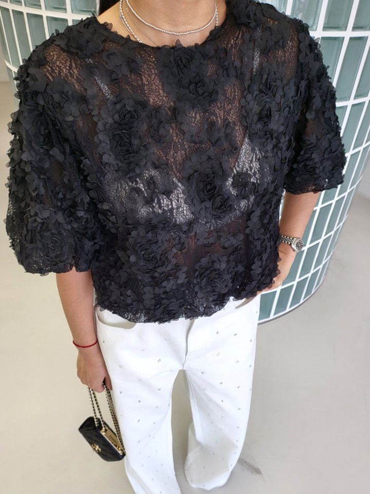 Flower Balloon Cardigan Flower Balloon Cardigan
