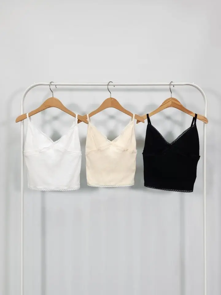 Eyelet Lace Sleeveless Tee Eyelet Lace Sleeveless Tee