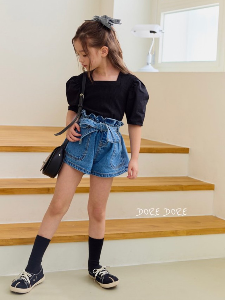 Mix Shirring Tee