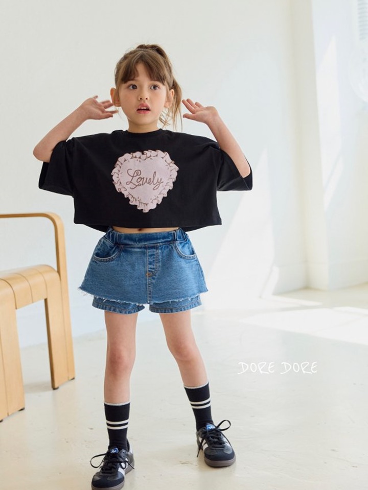 Cushion Heart Crop Tee