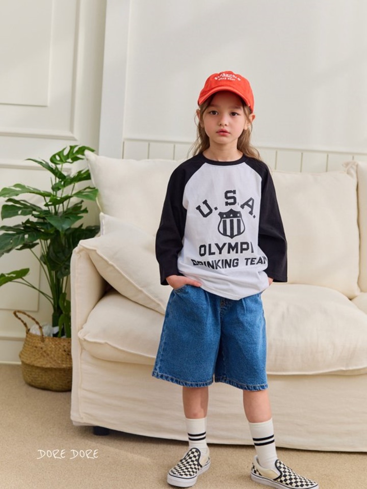 USA Long Raglan Tee
