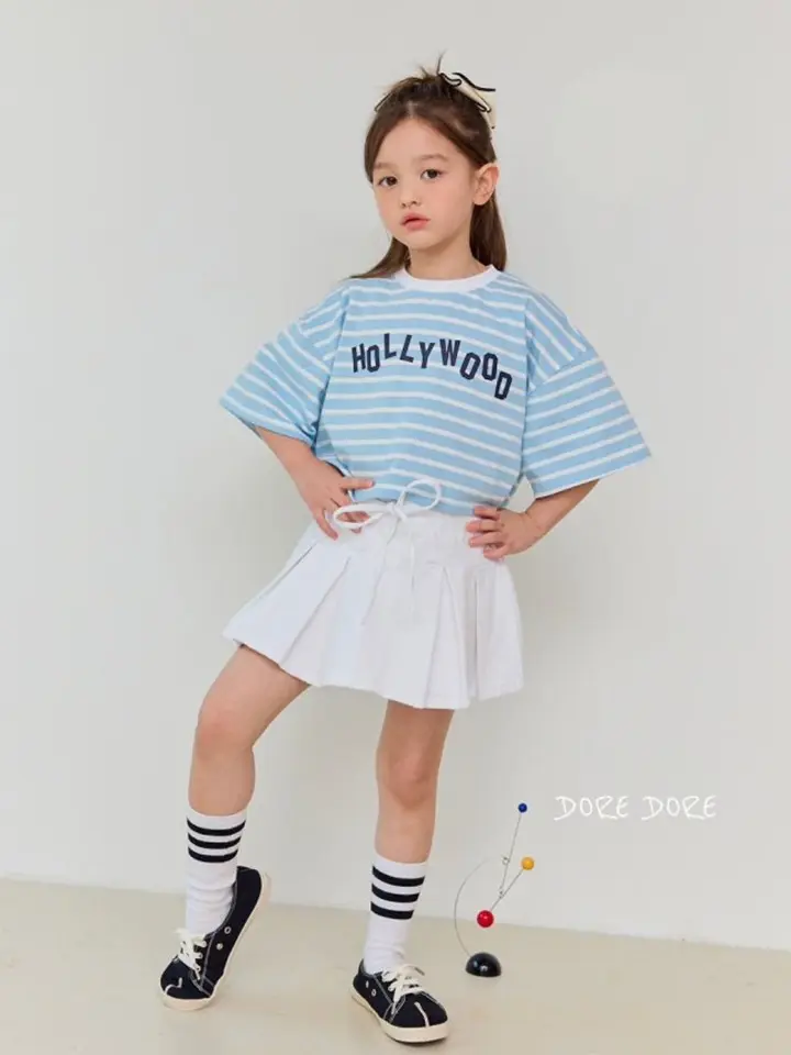 Wrinkle Ivory Flare Skirt Pants