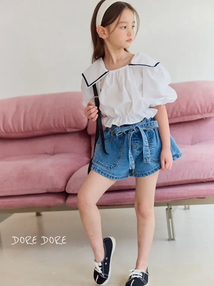 Ribbon Belt Shorts