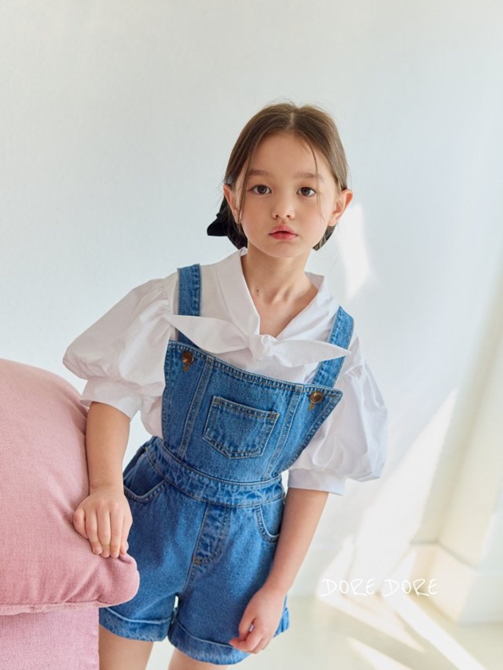 Roll Up Dungarees Pants