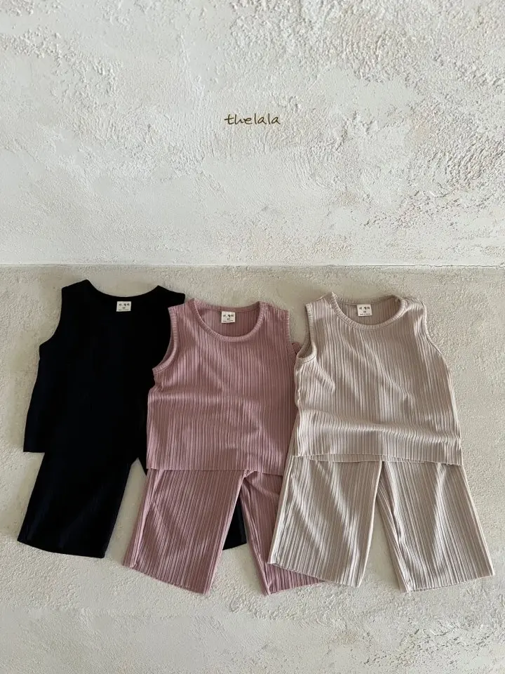Pleats Top Bottom Set