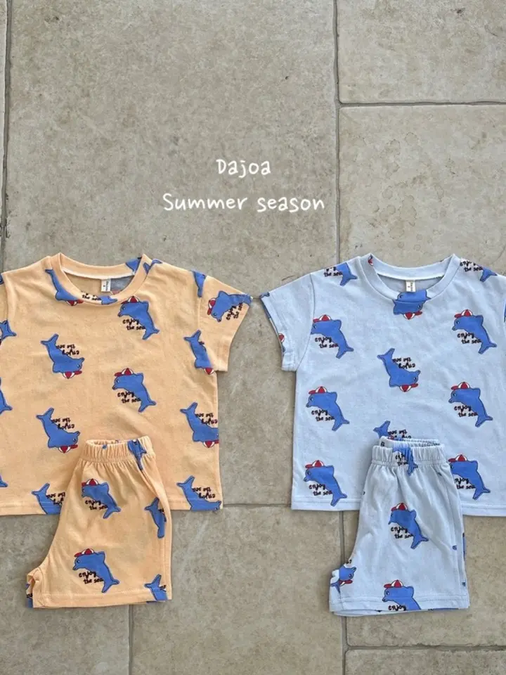 Dolphin Top Bottom Set Dolphin Top Bottom Set
