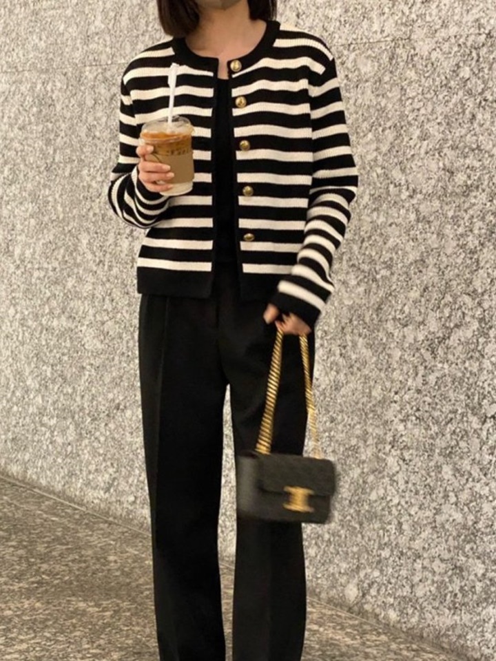 French Stripe Knit Cardigan French Stripe Knit Cardigan
