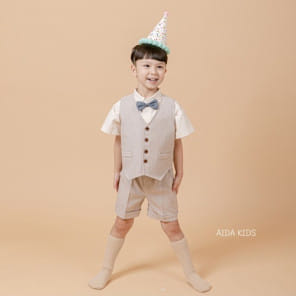 Aida - Korean Children Fashion - #childrensboutique - Clipto Vest