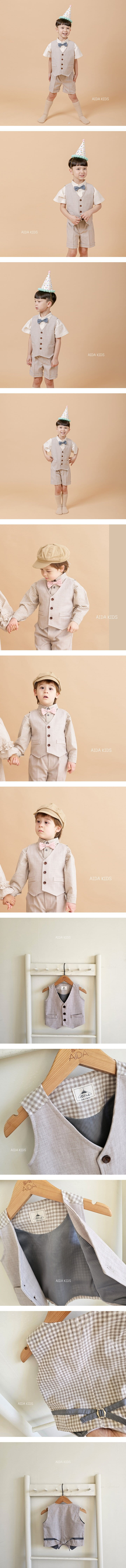 Aida - Korean Children Fashion - #designkidswear - Clipto Vest - 2