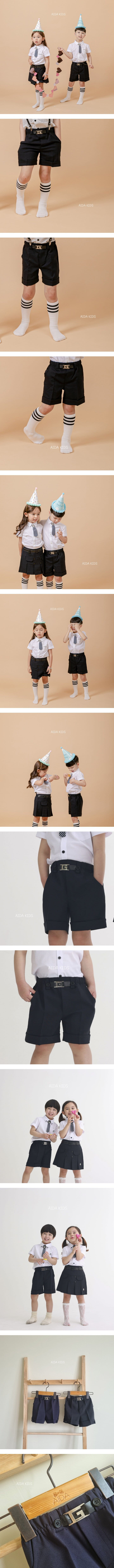 Aida - Korean Children Fashion - #designkidswear - Basic Shorts - 2