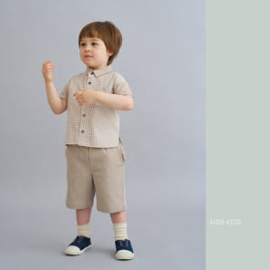 Aida - Korean Children Fashion - #fashionkids - New Check Color Shirt