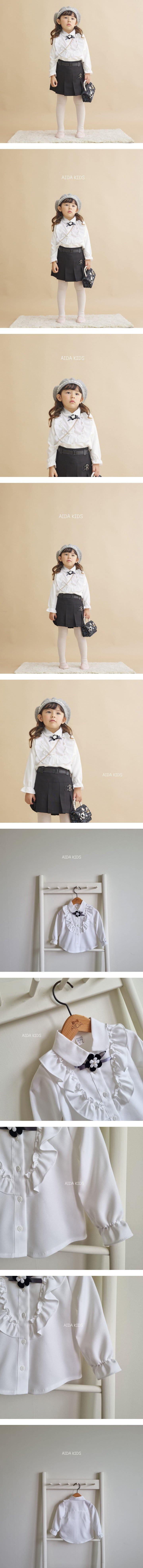 Aida - Korean Children Fashion - #kidsshorts - Chopin Long Sleeve Blouse - 2