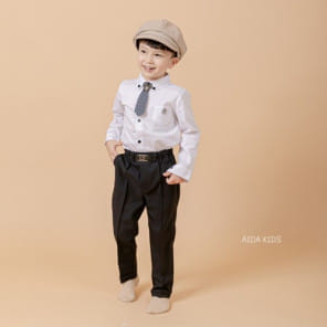 Aida - Korean Children Fashion - #kidsshorts - Basic Long Sleeve Shirt