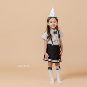 Aida - Korean Children Fashion - #kidsshorts - Tape Skirt
