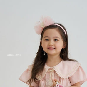 Aida - Korean Children Fashion - #kidsstore - Earring Ribbon Hair Band