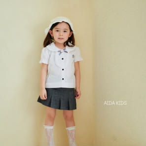 Aida - Korean Children Fashion - #littlefashionista - Basic Short Sleeve Blouse