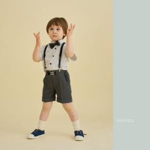Aida - Korean Children Fashion - #magicofchildhood - Glen Shorts