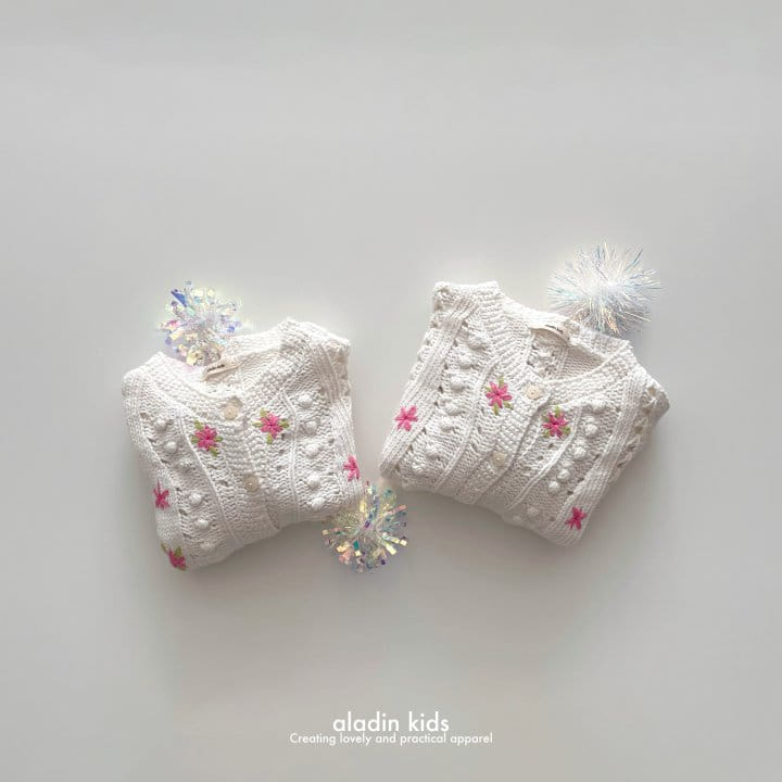 Aladin - Korean Children Fashion - #kidsstore - Hand Made Embroidery Cardigan