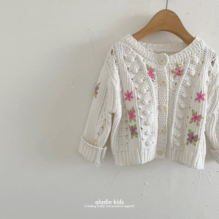 Aladin - Korean Children Fashion - #magicofchildhood - Hand Made Embroidery Cardigan - 5