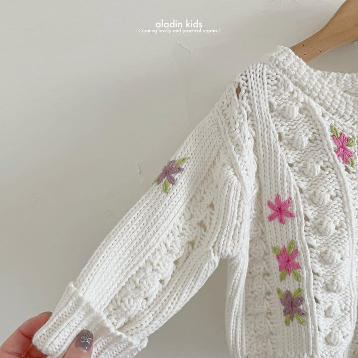 Aladin - Korean Children Fashion - #minifashionista - Hand Made Embroidery Cardigan - 6