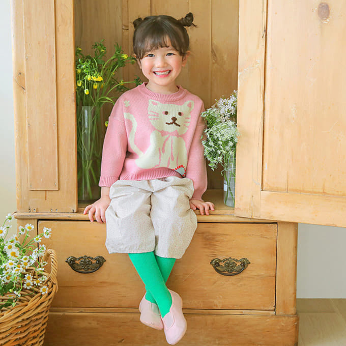 Amber - Korean Children Fashion - #childrensboutique - Chi Chi Knit Full Over - 2