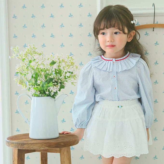 Amber - Korean Children Fashion - #kidzfashiontrend - Sage Blouse